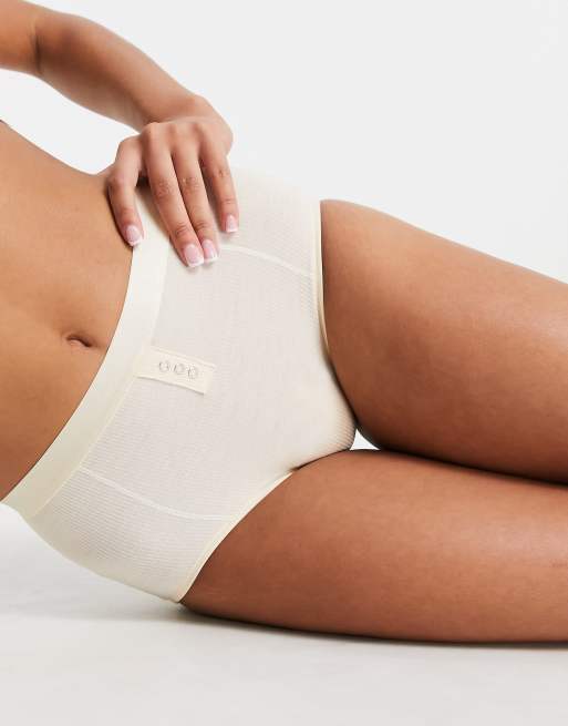 Free People snaps panty in off white