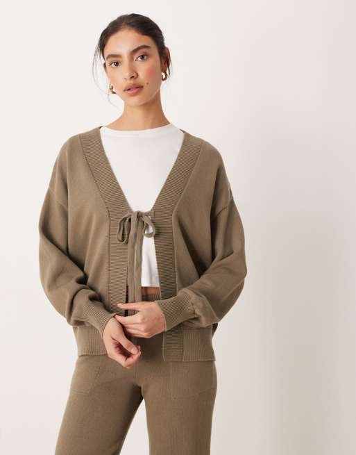 Free People solar cosy sweater set in green grey, 2 of 4
