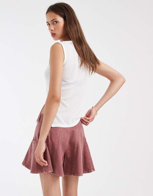 Free People – Song and Dance – Shorts in Zedernholzbraun, 5 von 5