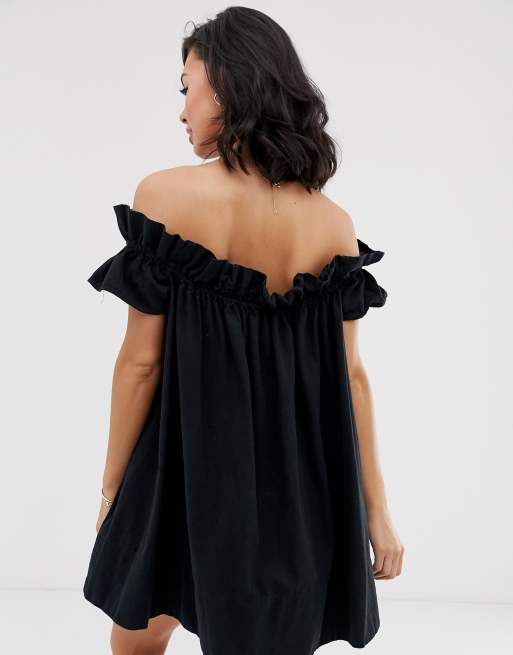 off the shoulder maxi bodycon dress Petal & Pup Women's Selma Off Shoulder Maxi Dress