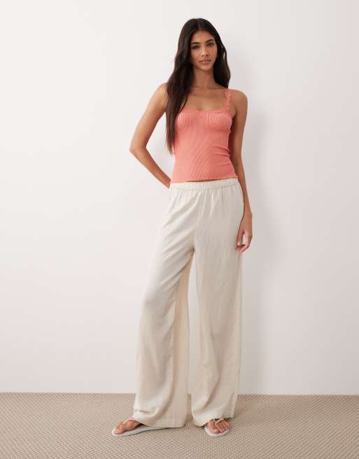 Free People Spring Fever cami top in coral crimson, 3 of 4