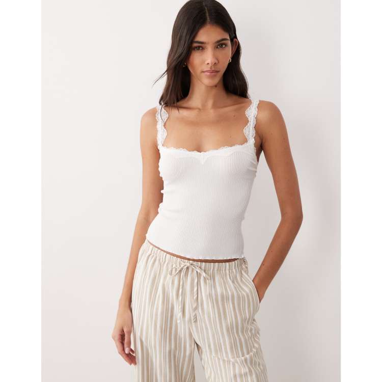 Free People spring fever cami top in white alyssum | ASOS