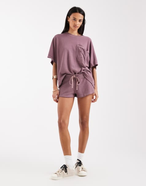 Free People staycation boxy fit co-ord - view 1