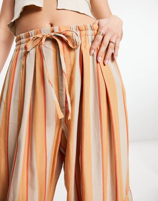 Free people striped on sale pants