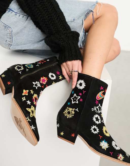 Free people black outlet boots