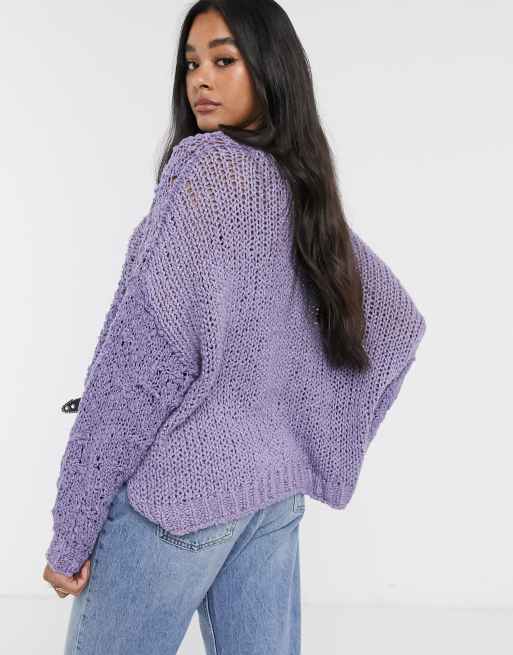 Free people sunday discount shore pullover sweater