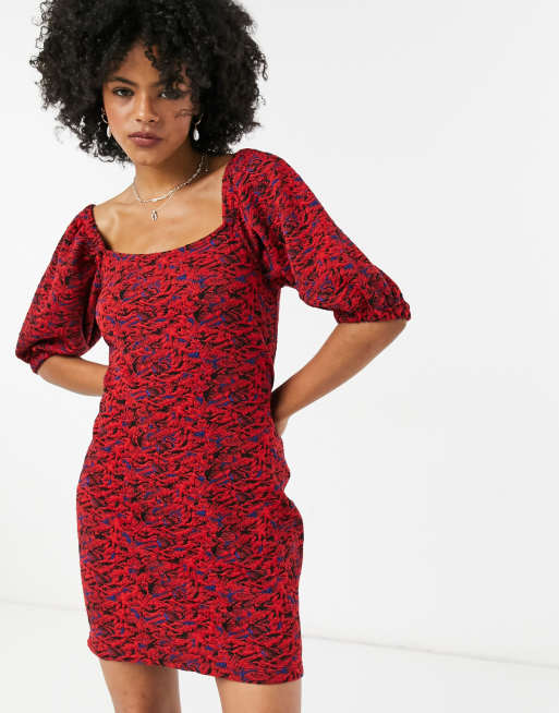 Free people puff outlet sleeve dress