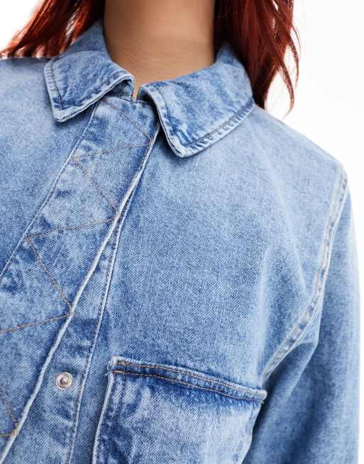 Free people sale oversized jean jacket