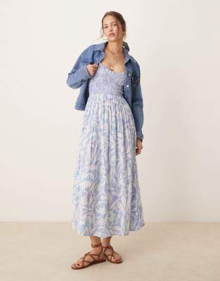 Free People Sweet Nothings Floral Print Sleeveless Maxi Sundress