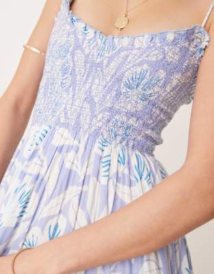 Free People Sweet Nothings Floral Print Sleeveless Maxi Sundress