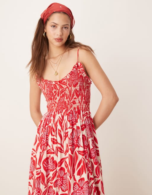 knee length dresses for ladies Free People Sweet Nothings Midi Dress – Monelle Vermont main image 1