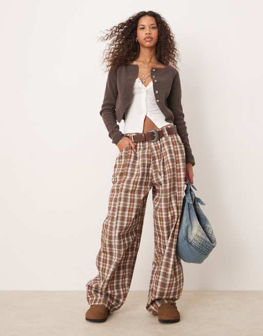 Free People Sydney shrunken cardigan in chocolate, 3 of 4