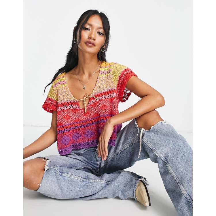 Free people best sale crochet top