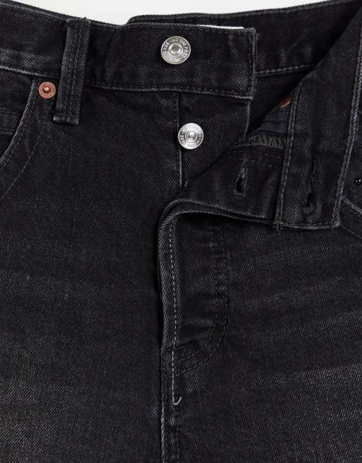Free People - Taliesin - Afgeknipte short in zwart, 3 van 4