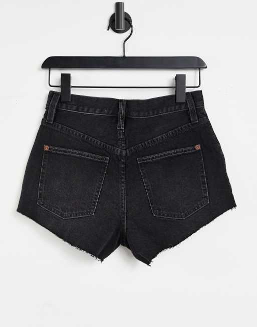 Free People Taliesin cut off shorts in black, 2 of 4