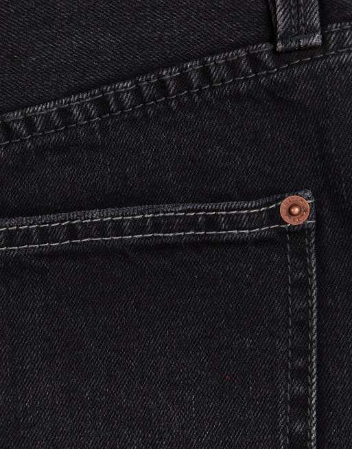 Free People Taliesin cut off shorts in black, 4 of 4