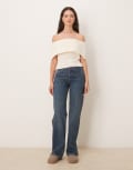 [Free People] Free People Tennessee low rise boyfriend jeans in outlaw blue W26 OUTLAW