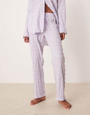 FREE PEOPLE TEXTURED PAJAMA PANTS