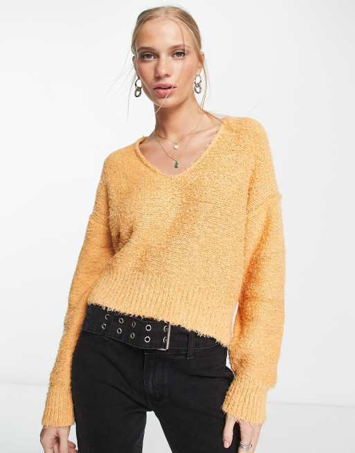 Free people sunday v neck sweater sale