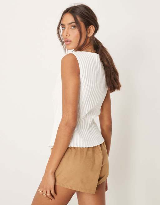 (取寄) フリーピープル レディース ティリー ベスト Free People women Tilly Vest Ivory Free People Tilly Vest in Antique Ivory Combo | REVOLVE