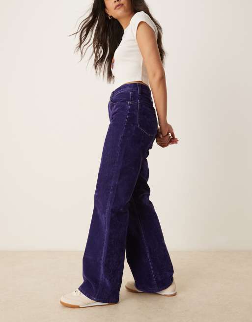 Free People tinsley baggy high rise jeans in blue, 2 of 5