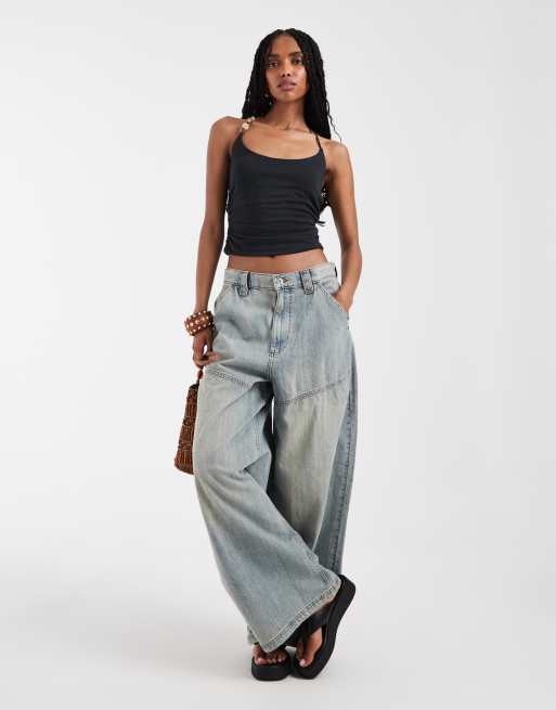 Free People Toni beaded tank top in black, 3 of 4