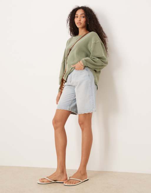 Free People – Total Eclipse – Oliwkowa koszulka, 4 z 4