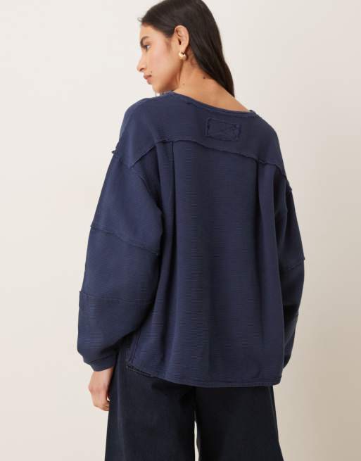 Free People – Total Eclipse – T-Shirt in Marineblau, 3 von 4
