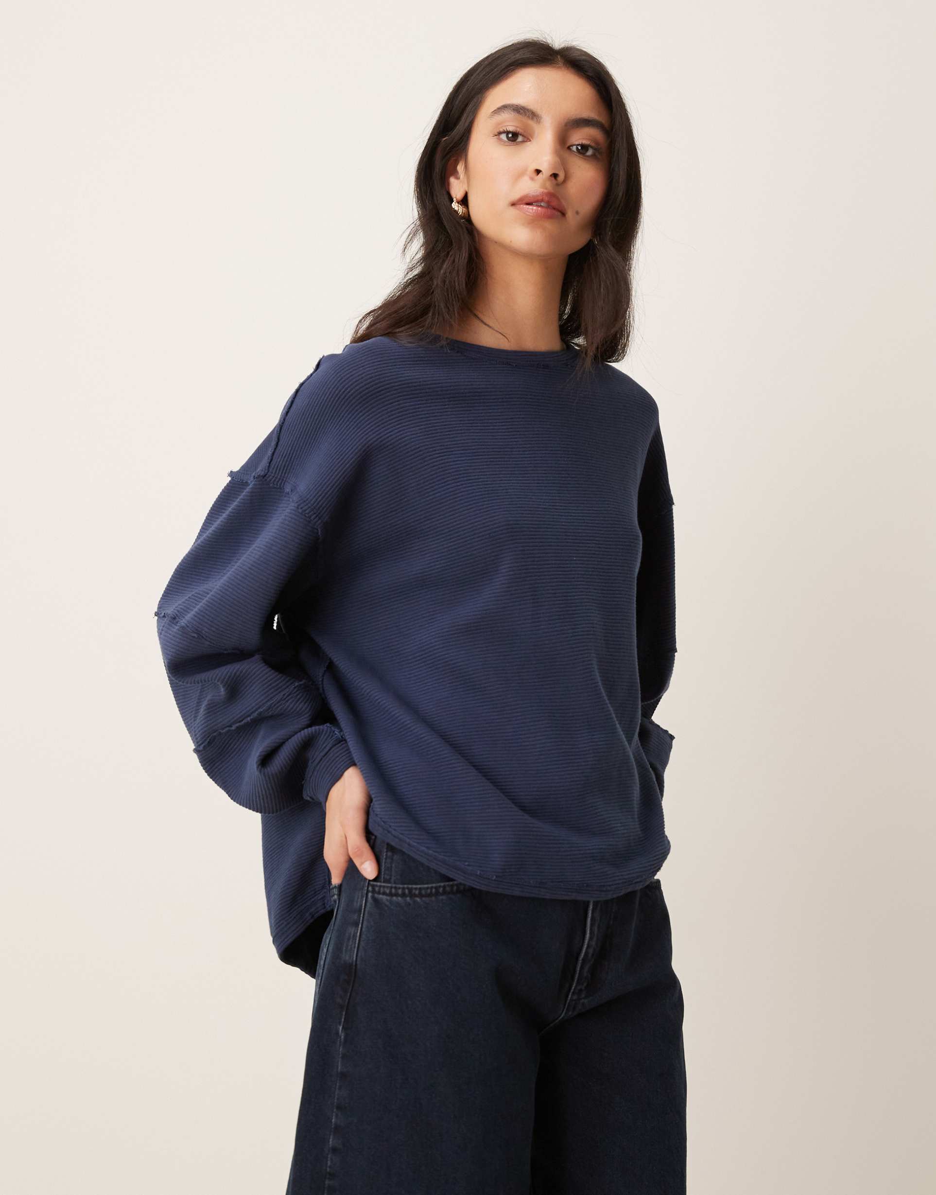 free people total eclipse tee in deeper iris