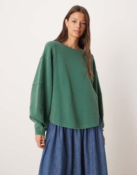 Free People Total Eclipse tee in pine - view 1