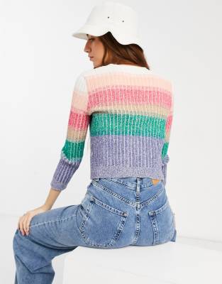 free people rainbow cardigan