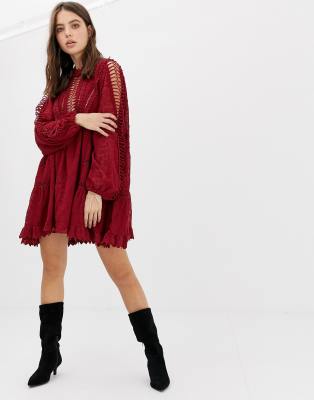 free people venice mini dress