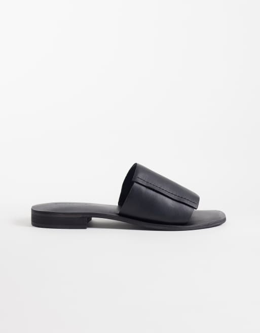 Free People – Verona – Czarne wsuwane sandały, 2 z 4