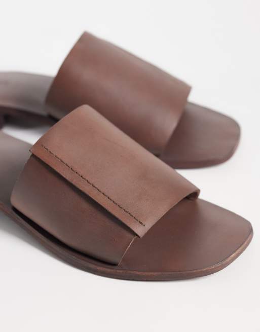 Free People Verona sandalo slide in Ember, 3 di 4