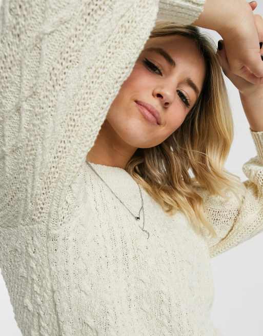 Free people villa cable pullover sweater new arrivals