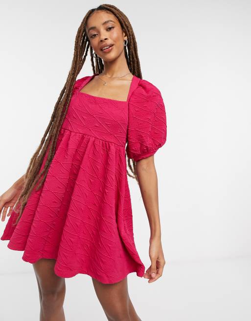 Free people hot pink clearance dress