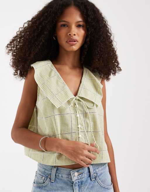 Free People - Waiting For Me - Crop top - Vert bicolore, 2 de 4