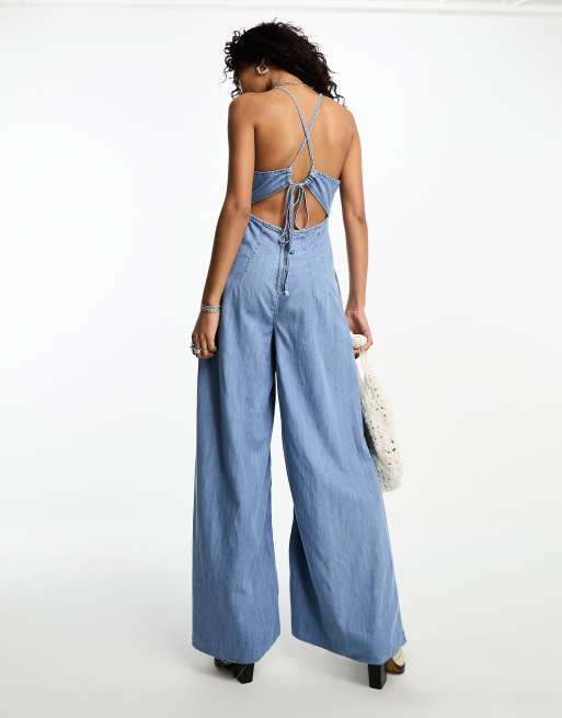 Free People, Pants & Jumpsuits, Free People Blue Highwaist Free Throw  Legging Coastline Size Large