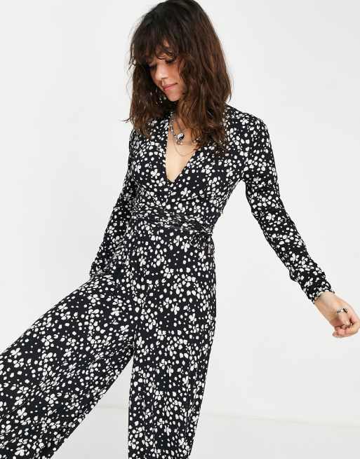 Free people floral jumpsuit discount