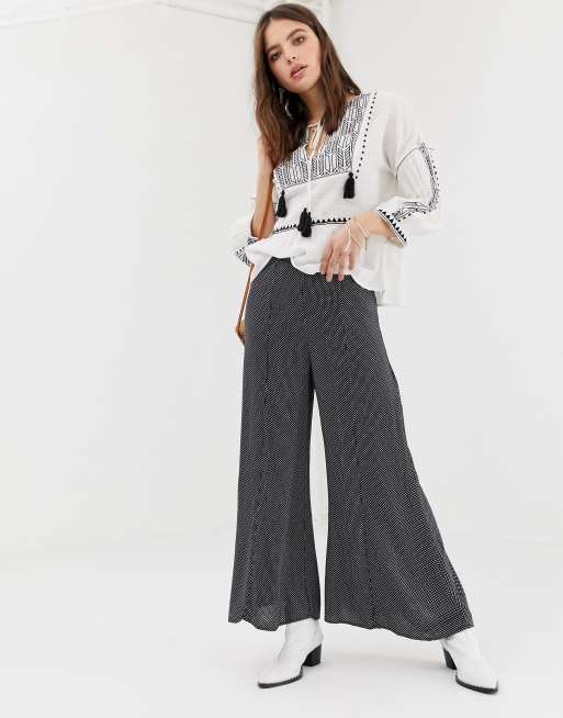 Free People Wild And Free Wide Leg Pants Asos