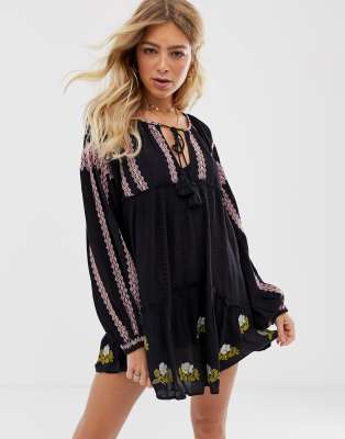 free people wild horses mini dress