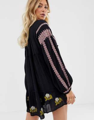 free people wild horses mini dress