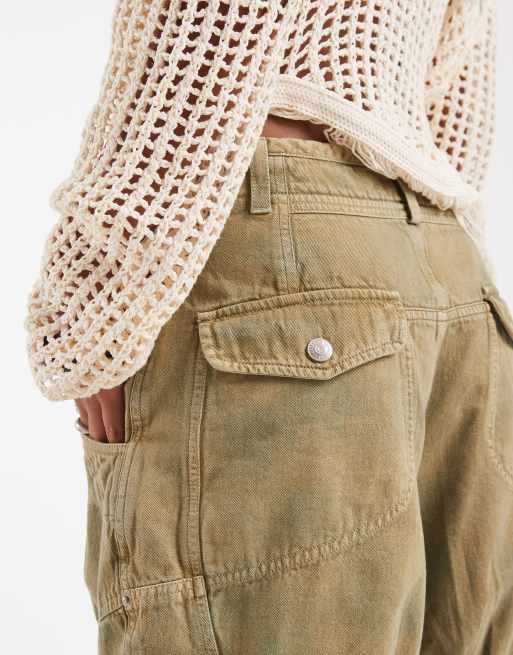 Free People Wild Rebel shorts in washed black, 4 of 5