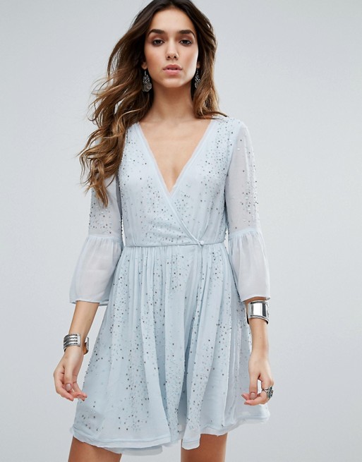 Free People Winter Solstice Embellished Party Dress | ASOS