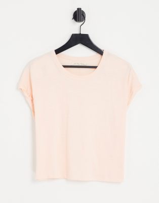 Free People You Rock T-shirt In Pale Pink In Pink
