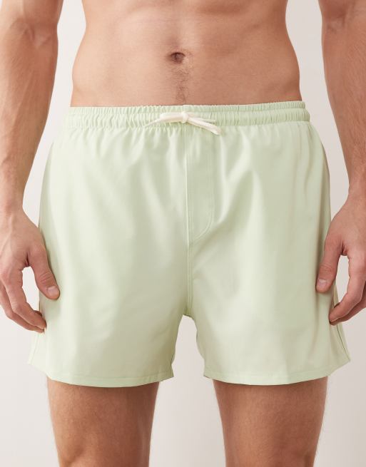 Free Society – Badeshorts in Salbeigrün, 5 von 5