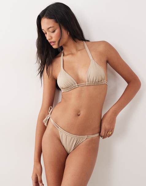 Free Society - Bikini in koffiebruin - view 1