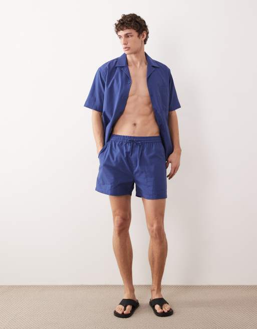 Free Society – Blekt jeansblått set i linnemix, 2 av 3
