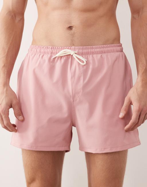 Free Society – Röda, blekta badshorts, 4 av 5