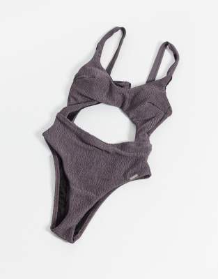 charcoal swimsuit
